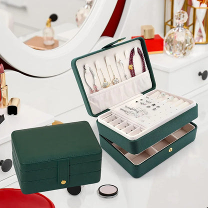 Rangement Bijoux en Cuir | ClassyCute™ - Rayon de Sérénité