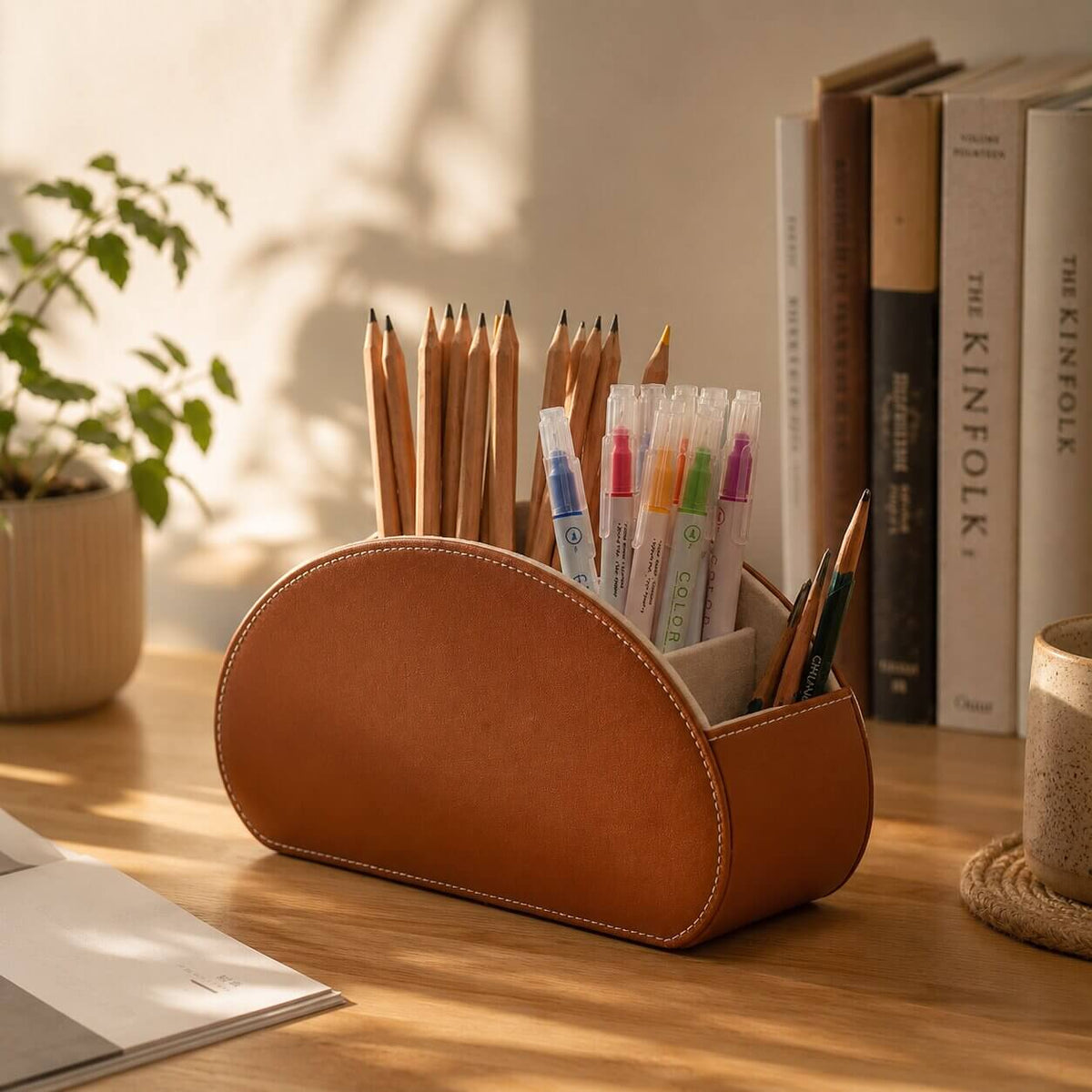 rangement bureau bobox marron élegant