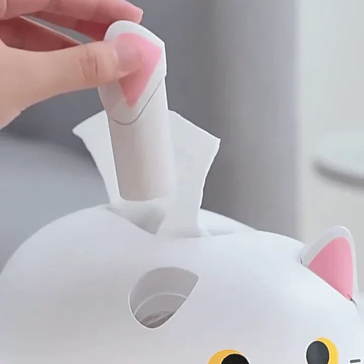 Rangement Bureau KittyZen™ - Le Compagnon Félin de votre Bureau - Rayon de Sérénité