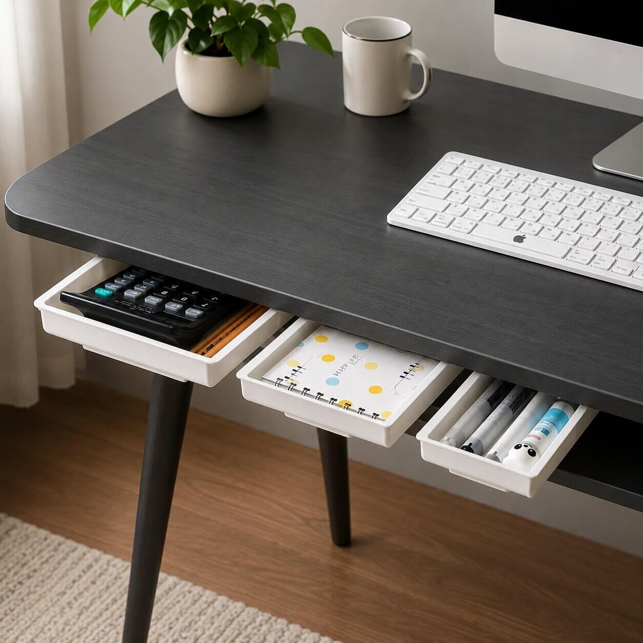 rangement bureau tiroir discret banc