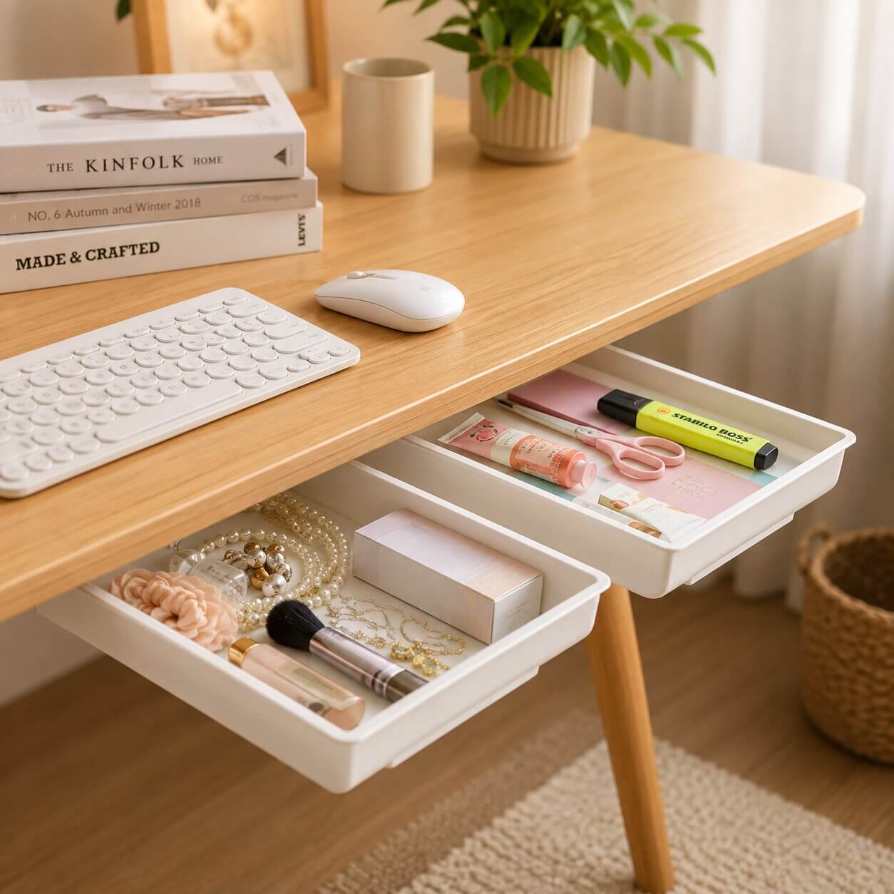 rangement bureau tiroir discret de qualité