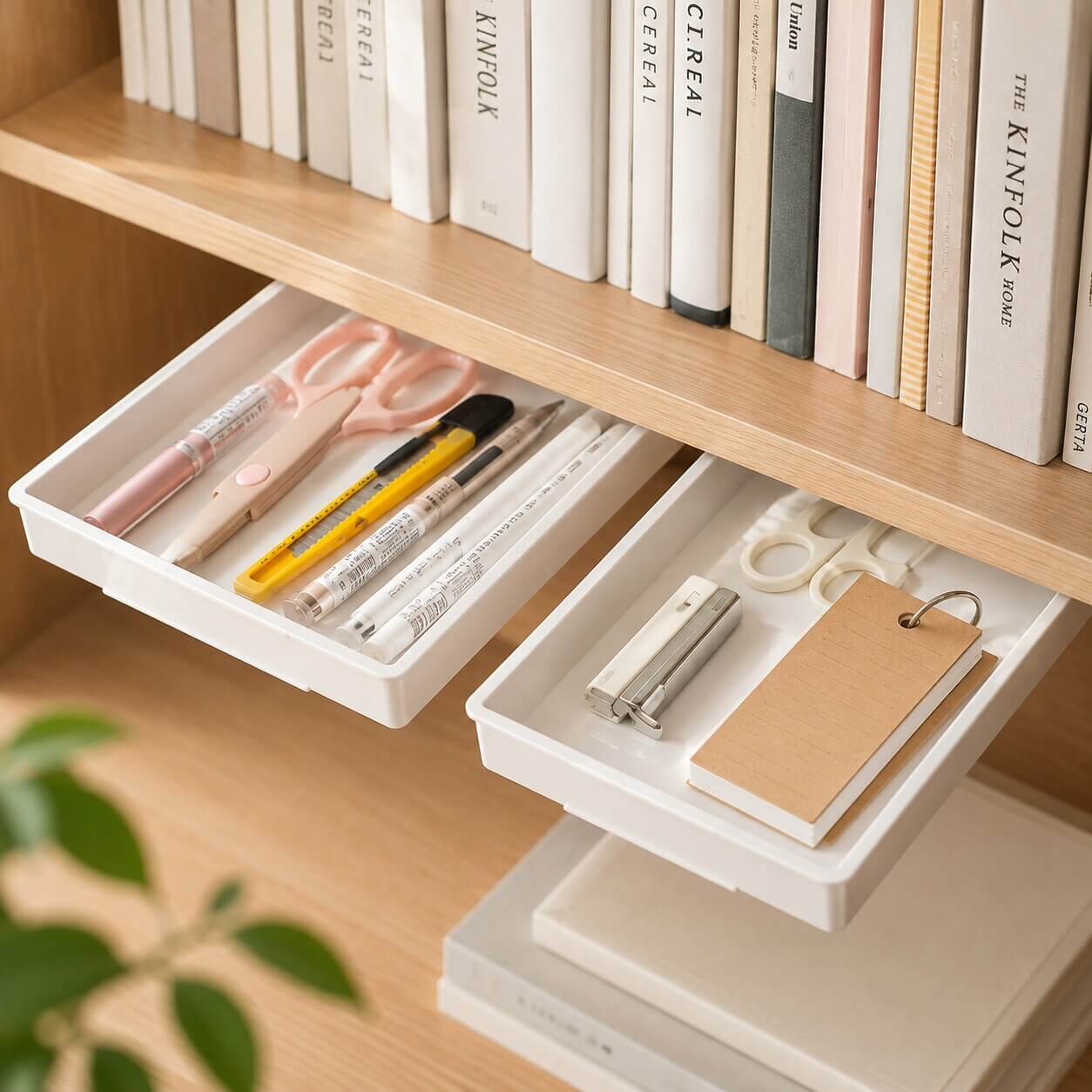 rangement bureau tiroir discret solide