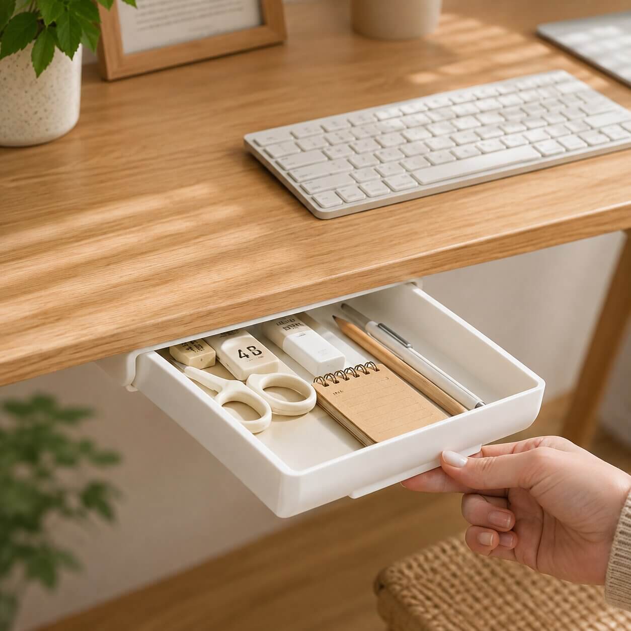 rangement bureau tiroir discret sublime