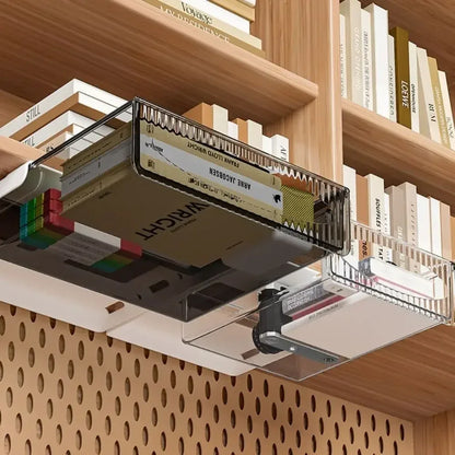 Rangement Bureau SlideCoul™ | Le Tiroir Caché de votre Espace - Rayon de Sérénité