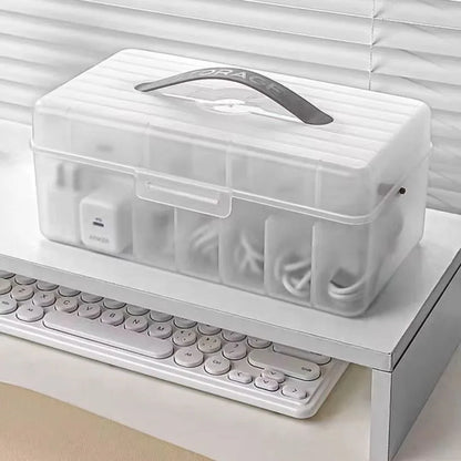 Boîte de Rangement Double Niveau - ClearCab™ - Rayon de Sérénité