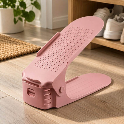 rangement chaussures duostep rose