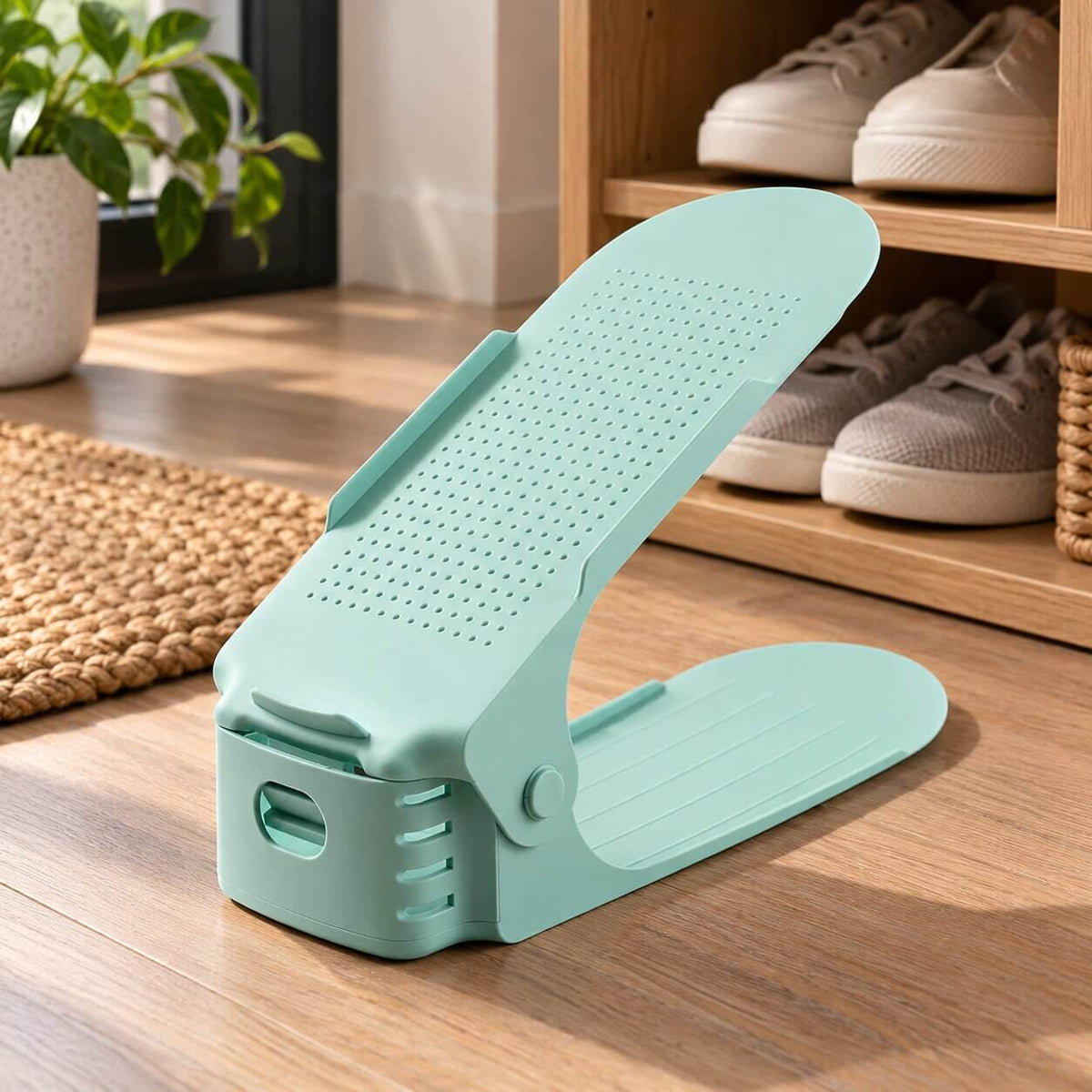 rangement chaussures duostep vert