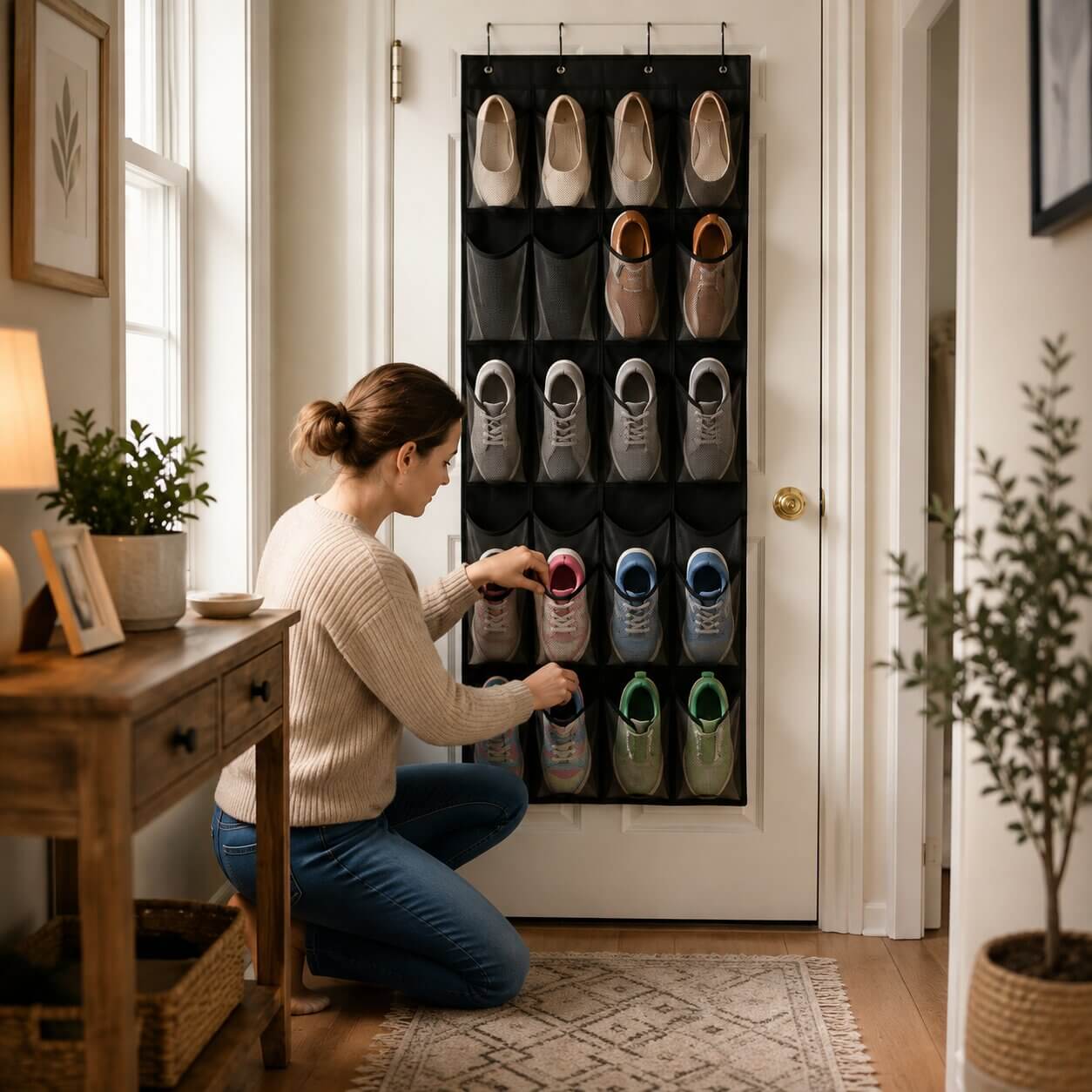 rangement chaussures shoepoche charmant