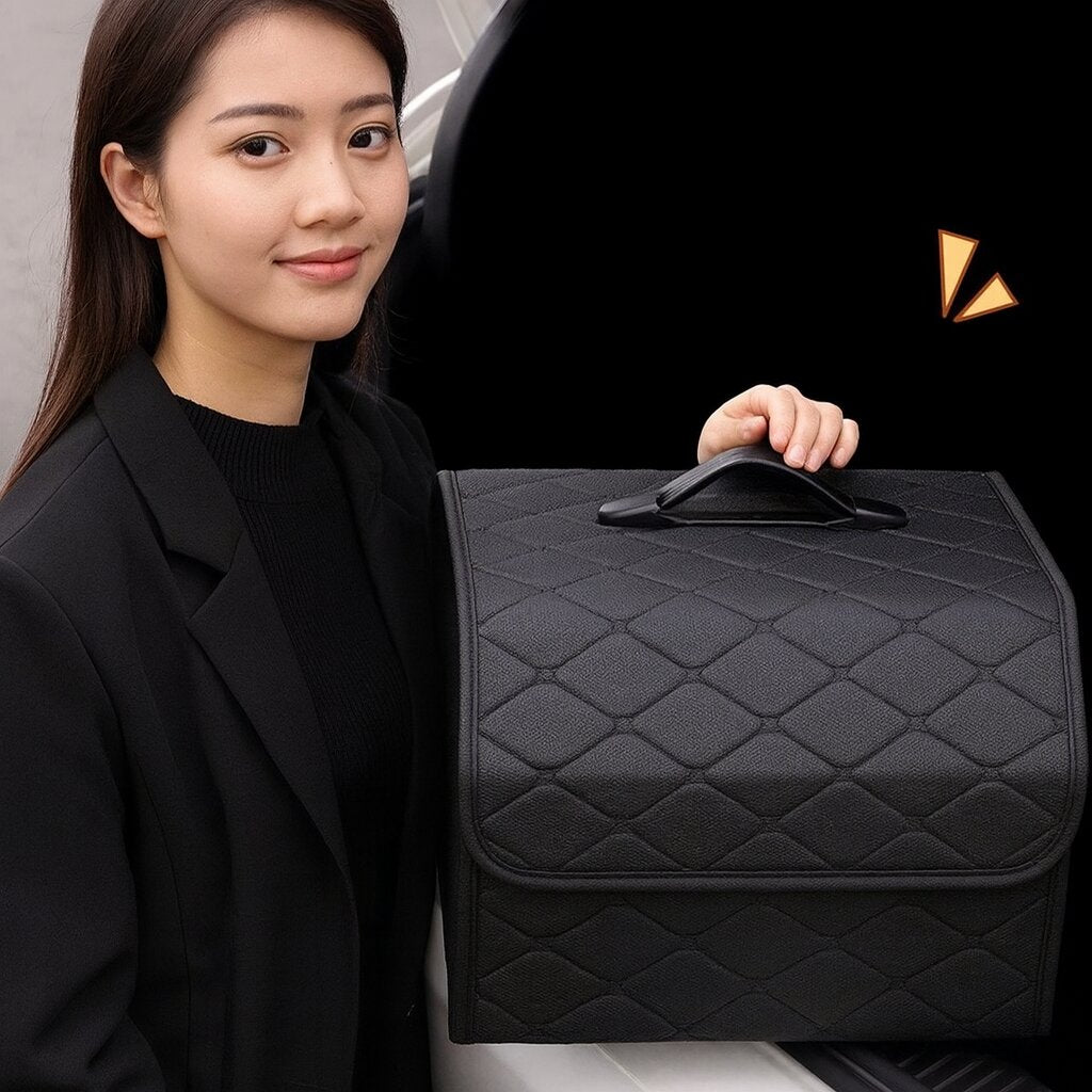rangement coffre voiture avec poignee