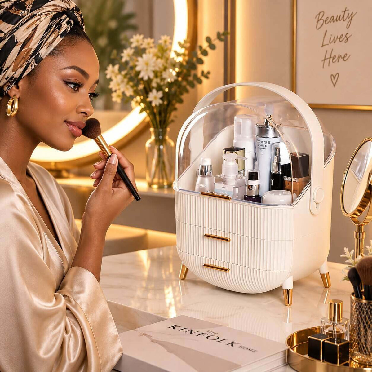 rangement maquillage elaris sublime
