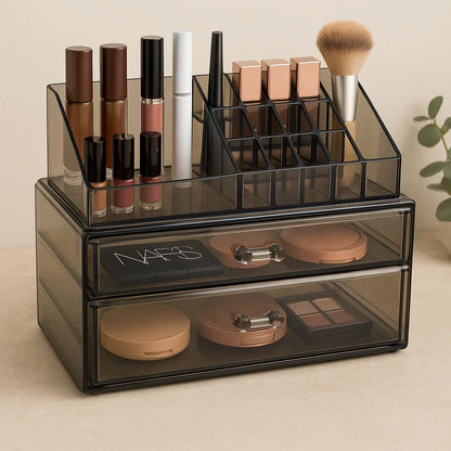 Rangement Maquillage | GlamClear™ - Rayon de Sérénité