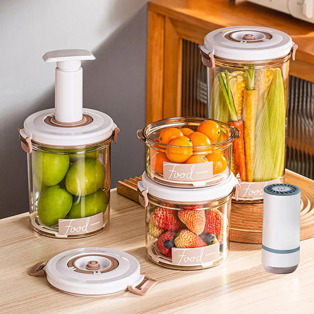 recipient hermétique sous vide pour conservation des aliments