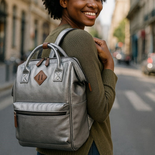 sac-a-dos-en-toile-argente