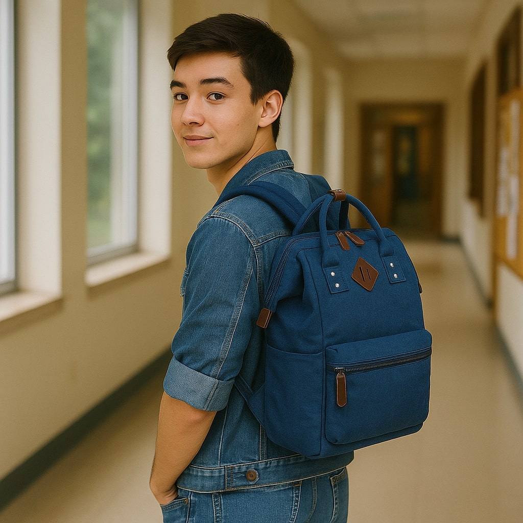 sac-a-dos-en-toile-bleu