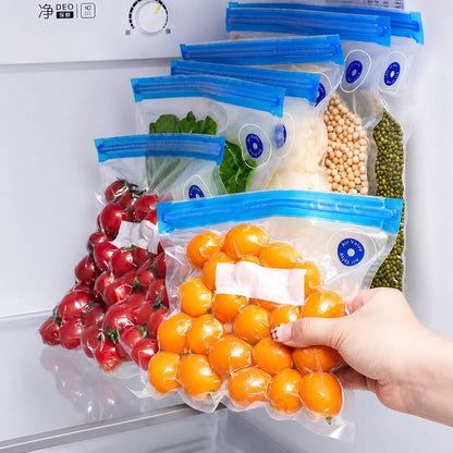 Sac sous vide alimentaire réutilisable