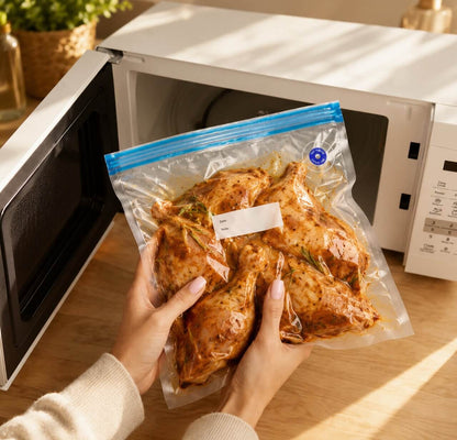 ÉcoVac™ – Kit de conservation alimentaire, 1 machine sous vide, 10 à 30 sacs de congélation