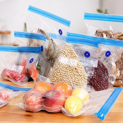 Sac sous vide alimentaire réutilisable