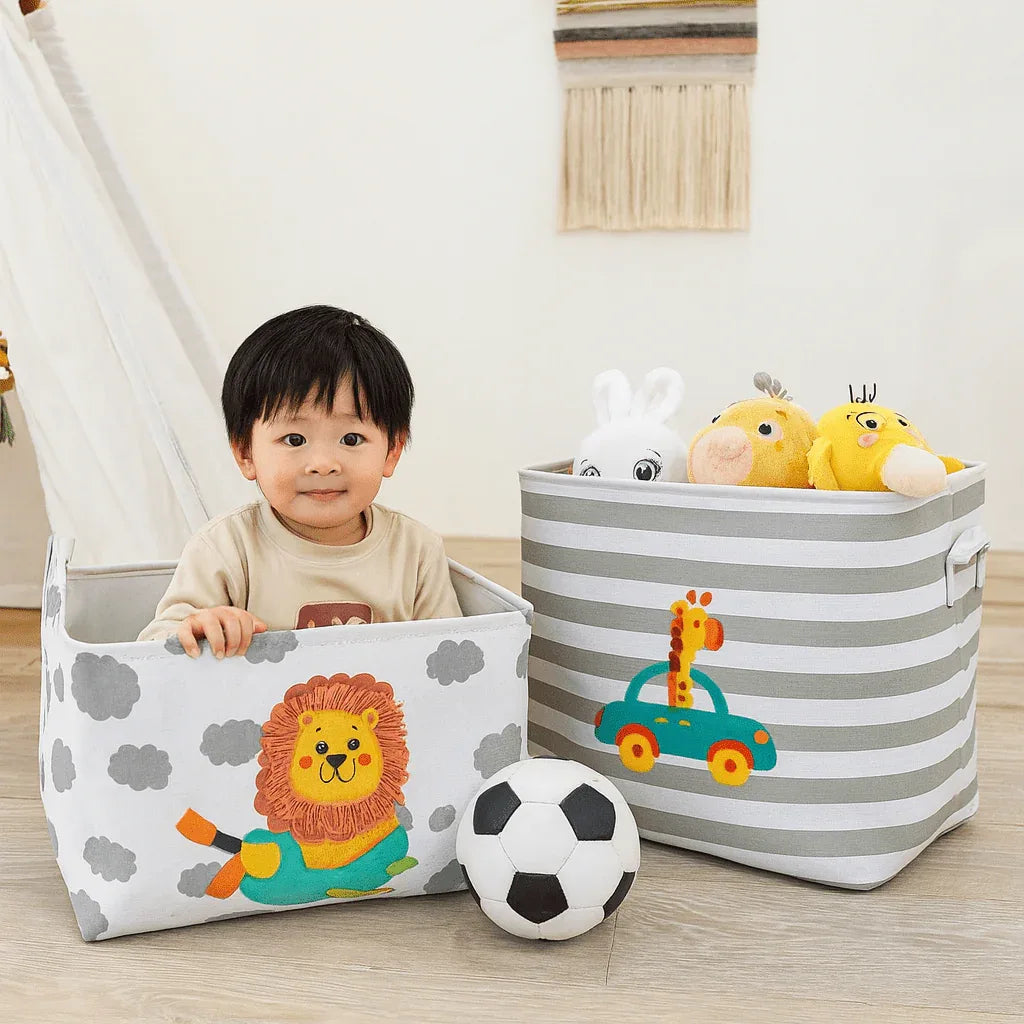 SafariRang™ | Le Panier qui Donne Envie de Ranger - Rayon de Sérénité