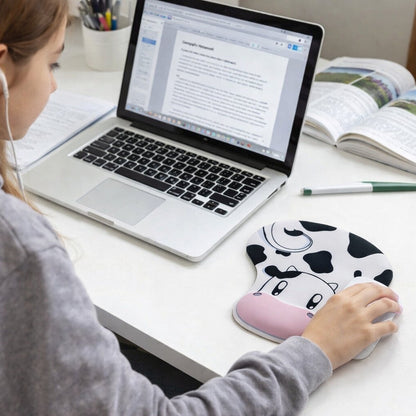 tapis de souris ergonomique forme vache magnifique