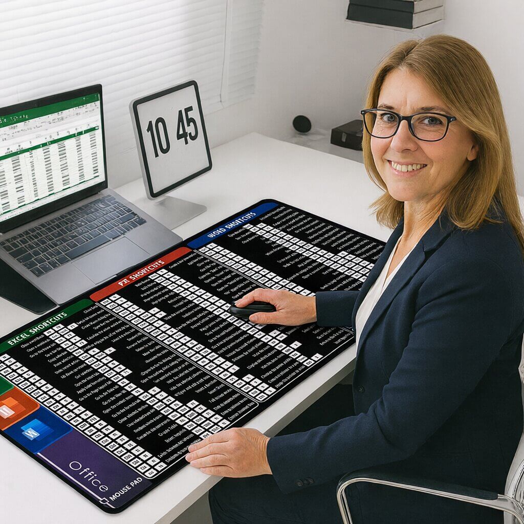 grand tapis de souris exco office boost éfficace