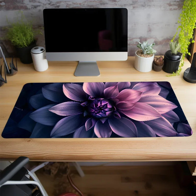 tapis de- ouris fleur violet confortable
