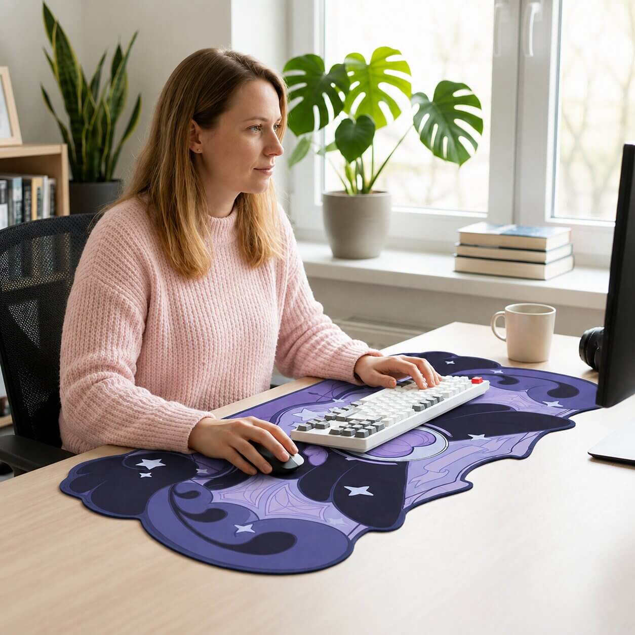 tapis de souris gamer coeurdel souple