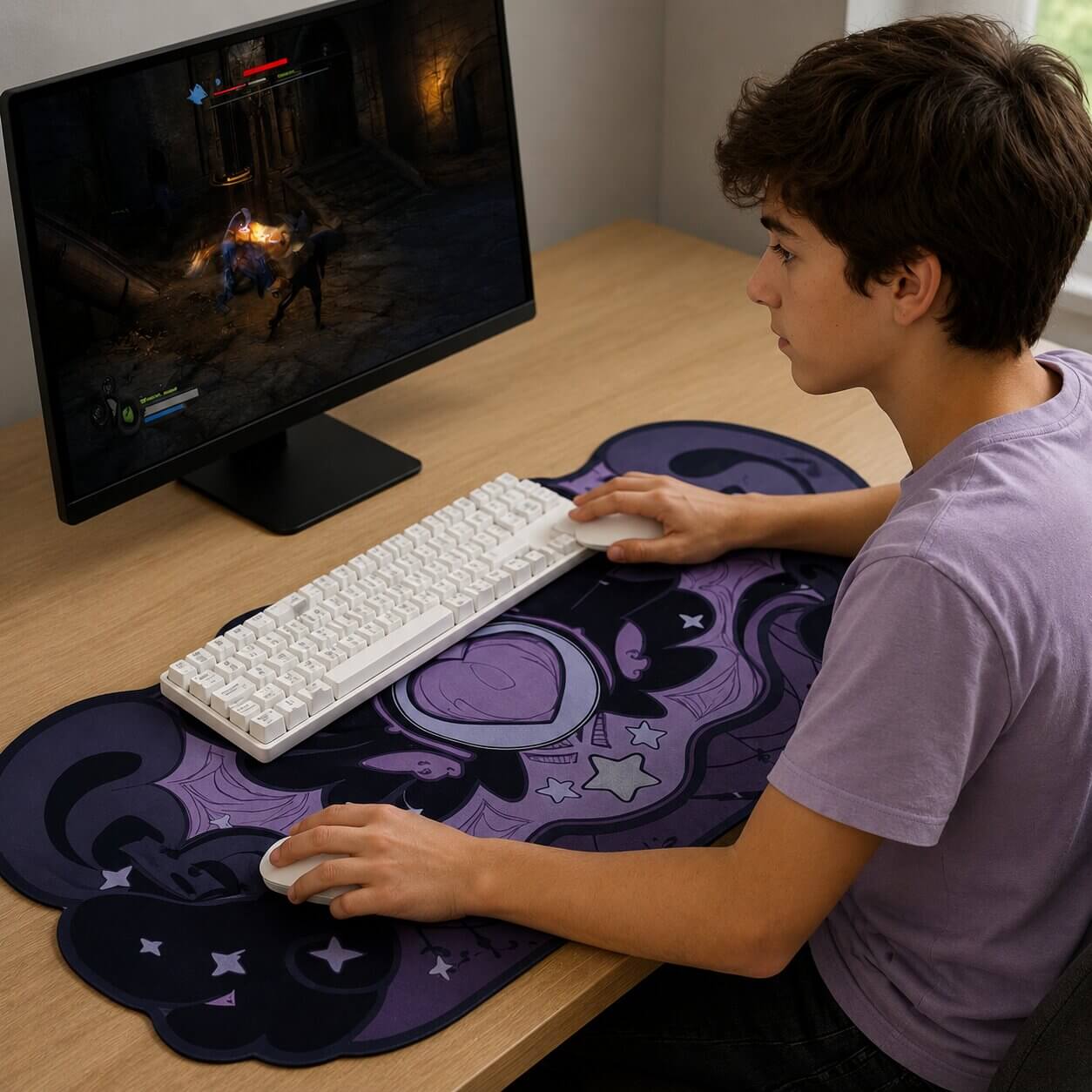 tapis de souris gamer coeurdel superbe