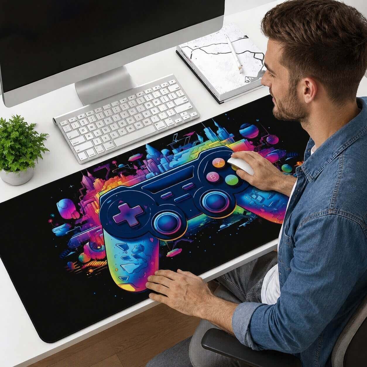 tapis de souris gamer colorplay magnifique