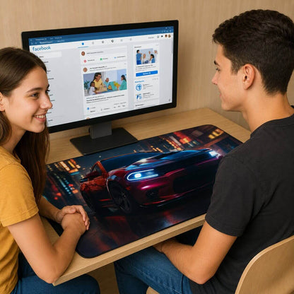 tapis de souris gamer racingpad chic
