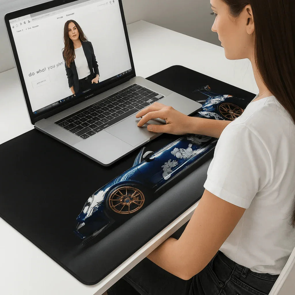 Tapis de Souris Gamer TurboTrack™ – La Fusion du Style et de la Puissance - Rayon de Sérénité