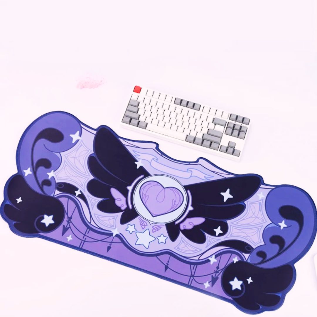 Tapis de Souris Gamer CœurDel™ - Un Souffle de Magie pour Travailler