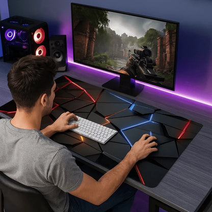 Tapis de Souris Gaming LumiXPad™ – La Puissance en Lumière - Rayon de Sérénité