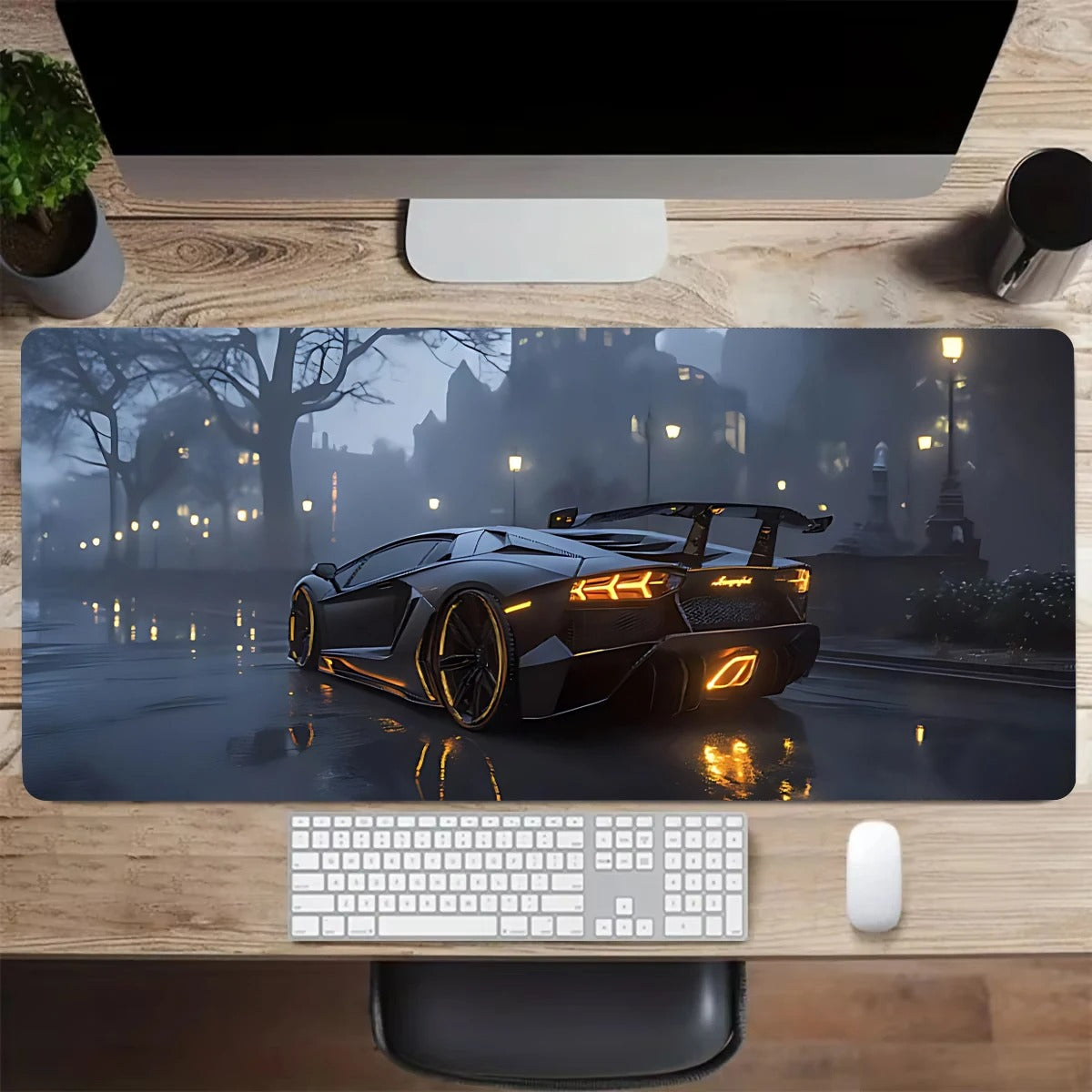 tapis de souris gaming motif voiture batman