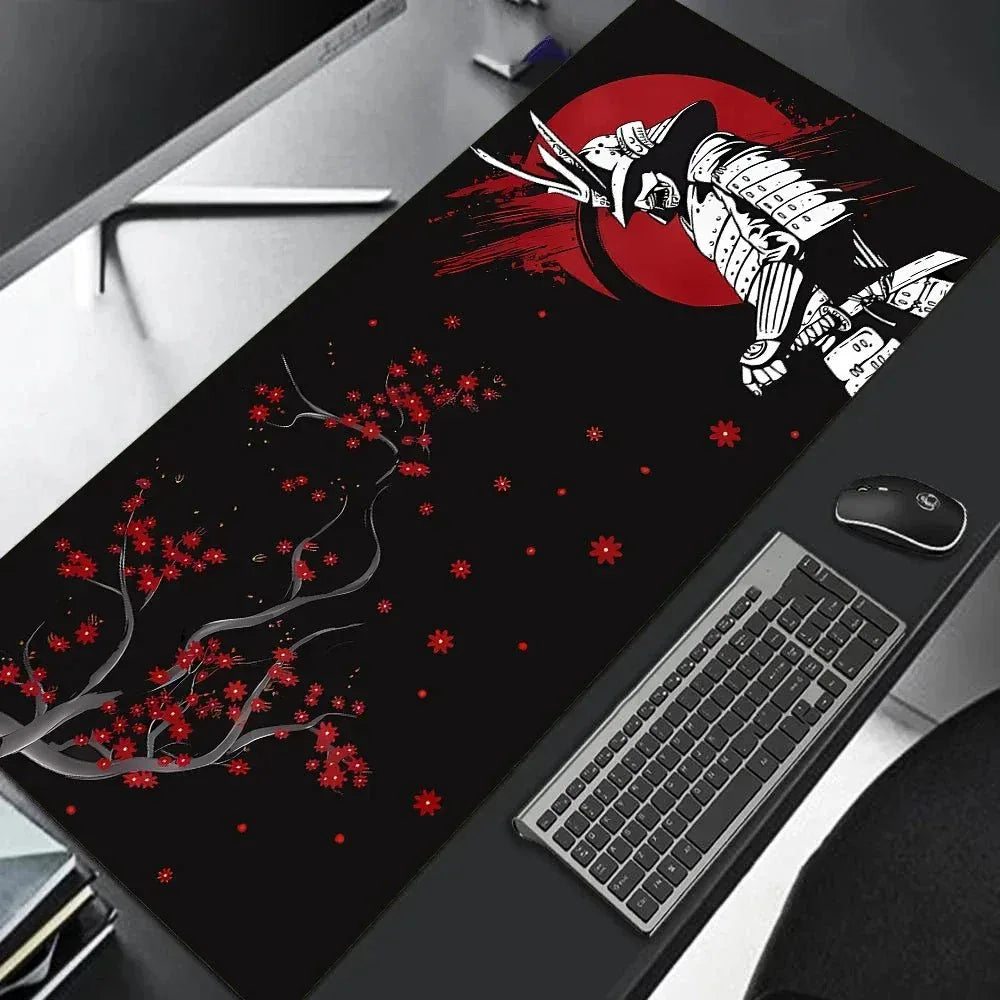 tapis de souris grand format motif samurai 4