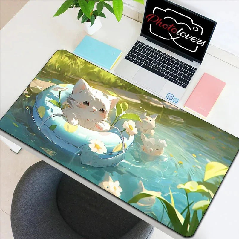 Tapis de Souris KittyClick™ - Chaque Clic Devient un Jeu - Rayon de Sérénité