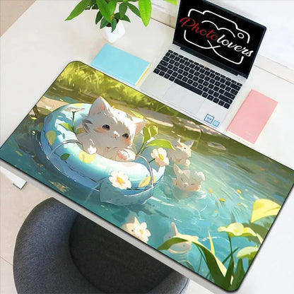 Tapis de Souris KittyClick™ - Chaque Clic Devient un Jeu - Rayon de Sérénité