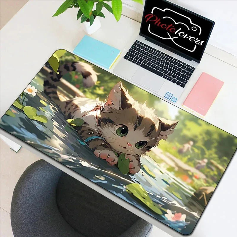Tapis de Souris KittyClick™ - Chaque Clic Devient un Jeu - Rayon de Sérénité