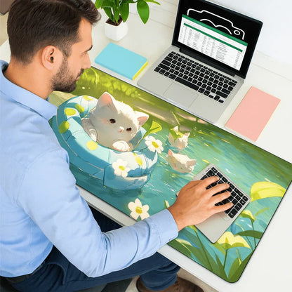 Tapis de Souris KittyClick™ - Chaque Clic Devient un Jeu - Rayon de Sérénité