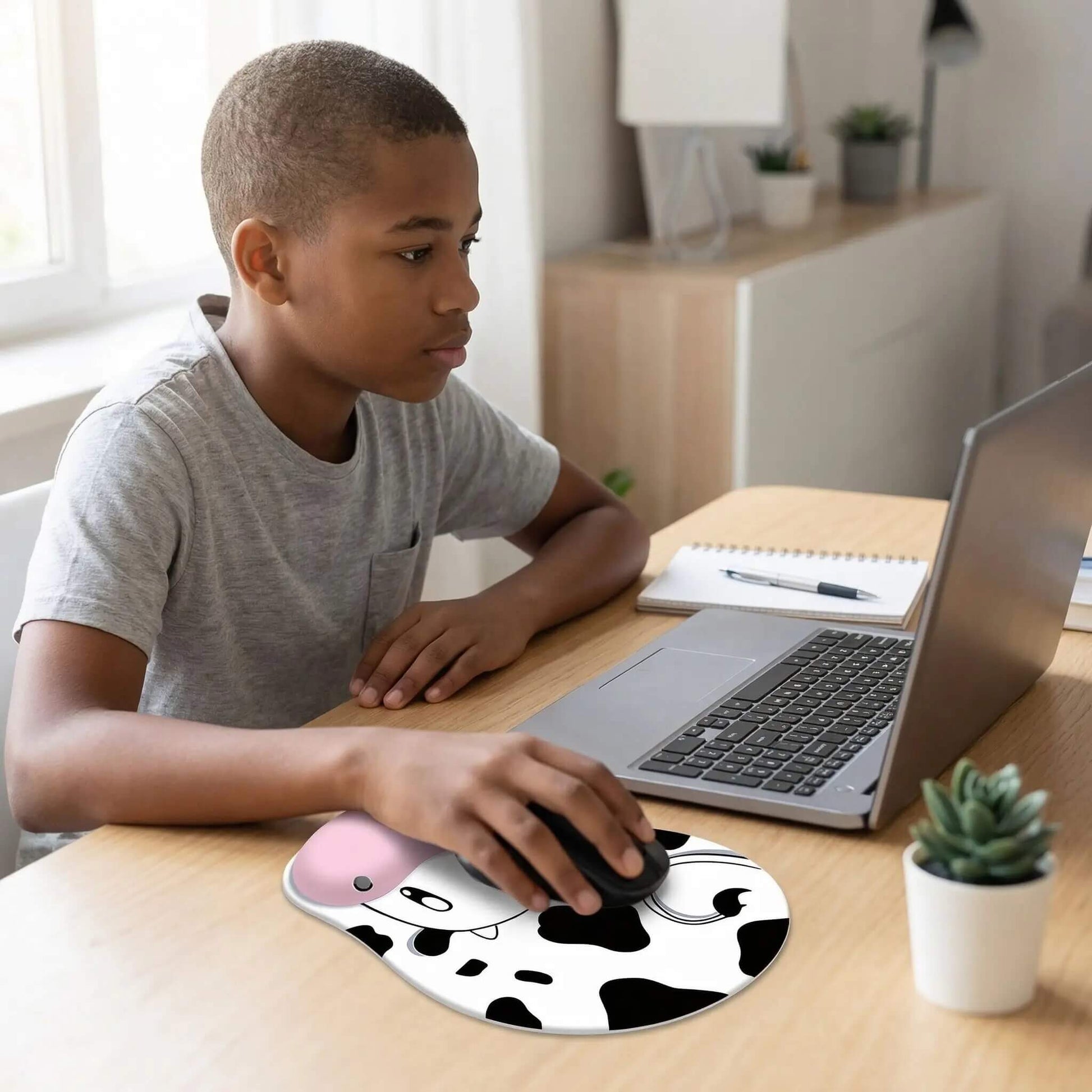 tapis de souris motif vache cool