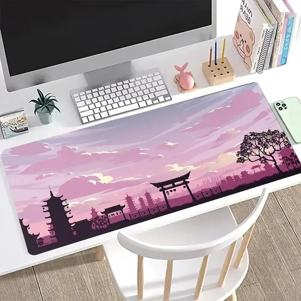 Tapis de Souris Sakuna - Immersion dans un Paysage Relaxant - Rayon de Sérénité