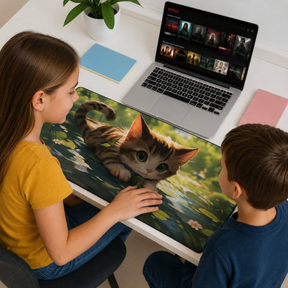 tapis de souris xl kittyclick charmant