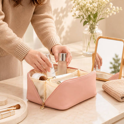trousse de toilette pour femme glamoria élegante