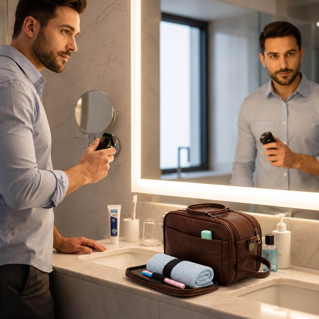 Trousse de toilette voyage - SerenaBag™