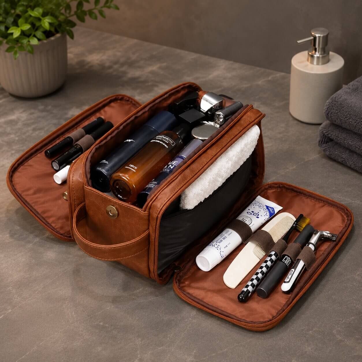 trousse de toilette de voyage etanche