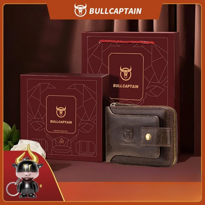 Portefeuille Homme en Cuir Véritable | BullCaptain Vintage