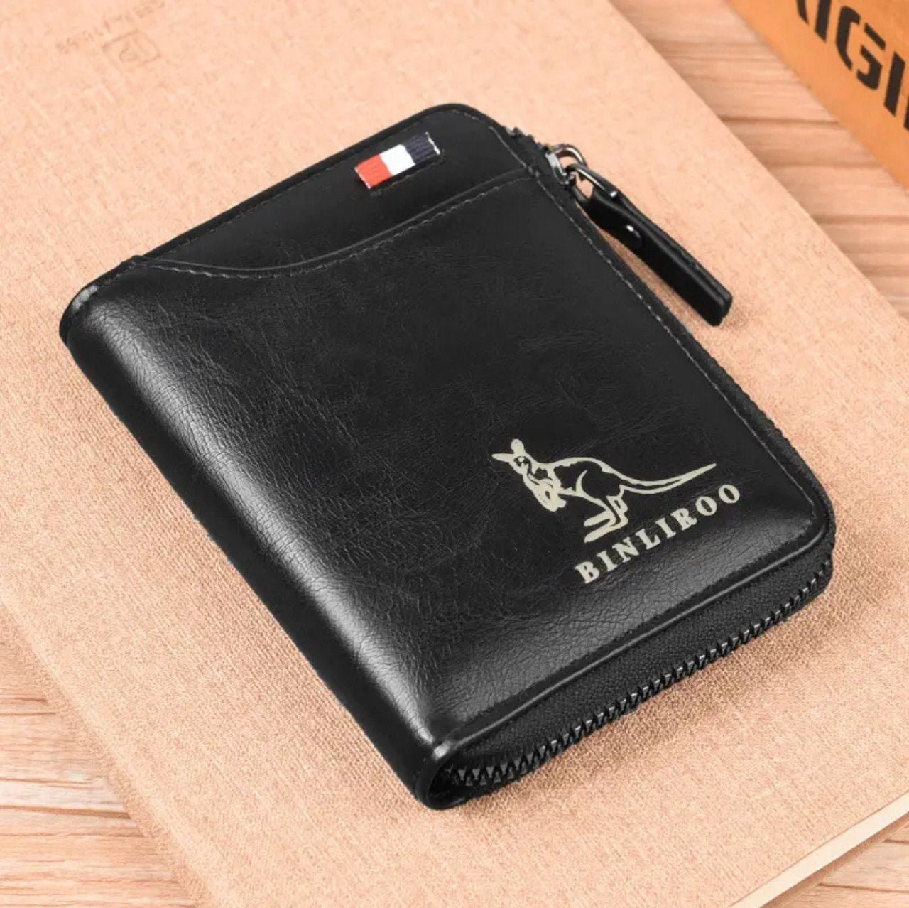 MEN WALLET - Portefeuille en cuir véritable pour hommes - Rangements et ses usages