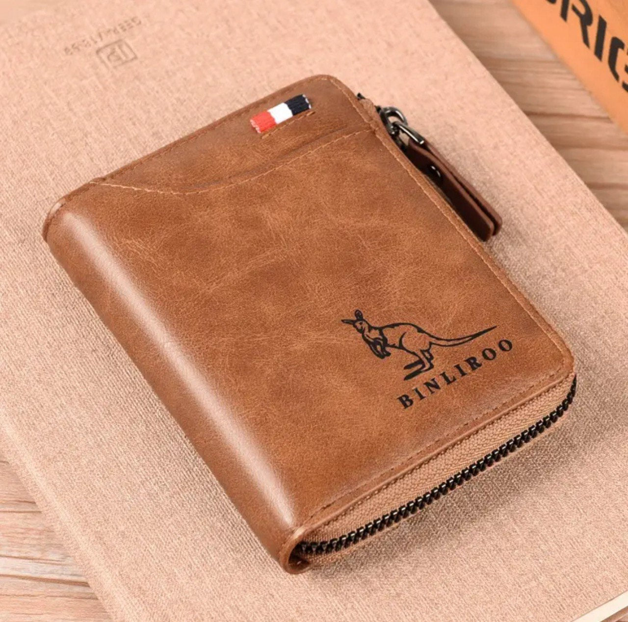 MEN WALLET - Portefeuille en cuir véritable pour hommes - Rangements et ses usages